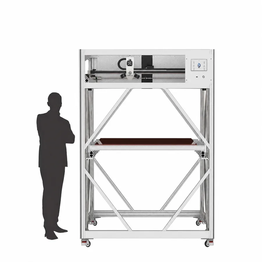 Large-Format Industrial FDM 3D Printer, 1400 × 1000 × 1600 mm